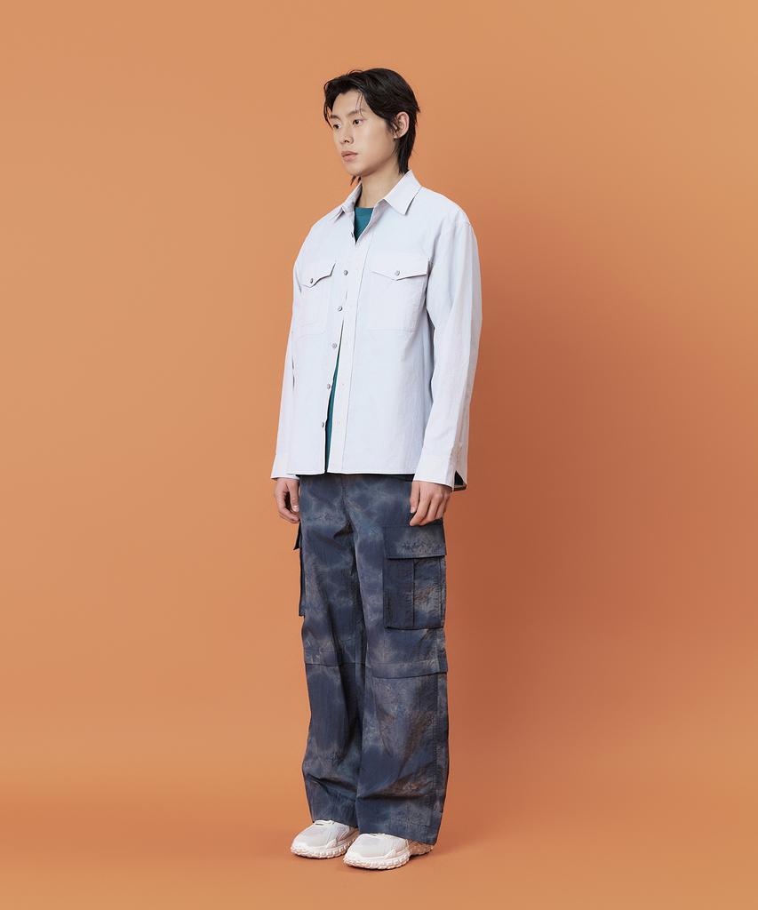 Nontai Cloud Nylon Cargo Pants (Navy)