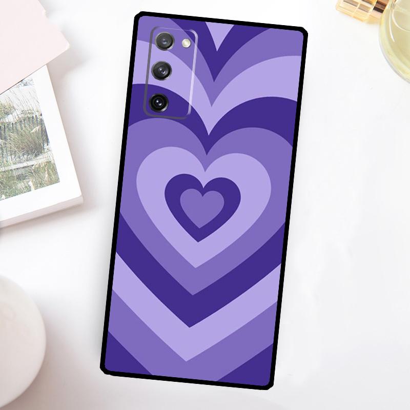 Latte Love Coffee Heart Brown Phone Case For Samsung Galaxy S26 S25 S24 S23 Ultra S20 FE S10 S21 S22 Plus S25 FE Cover