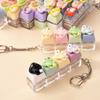 Anxiety Relief Jellyfish Push-button Keychain Sensory Toys Fidget Clicker  for Work School