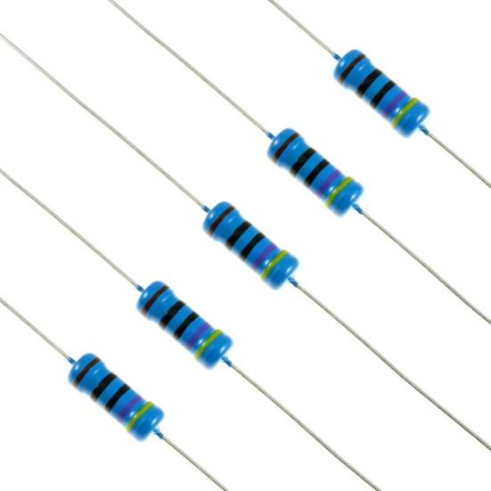 300Pcs 1/4W 30 Film Resistors 0.01 Values Metal Tolerance Assorted Kit Set