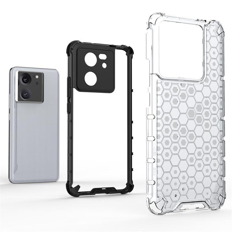 Etui na Xiaomi 13T Pro Xiaomi 11T 12T 13T Pro Pokrowiec Plaster Miodu Wstrząsoodporny TPU Pancerz Twardy PC Silikonowe Ochronne Etui na Telefon Tylne