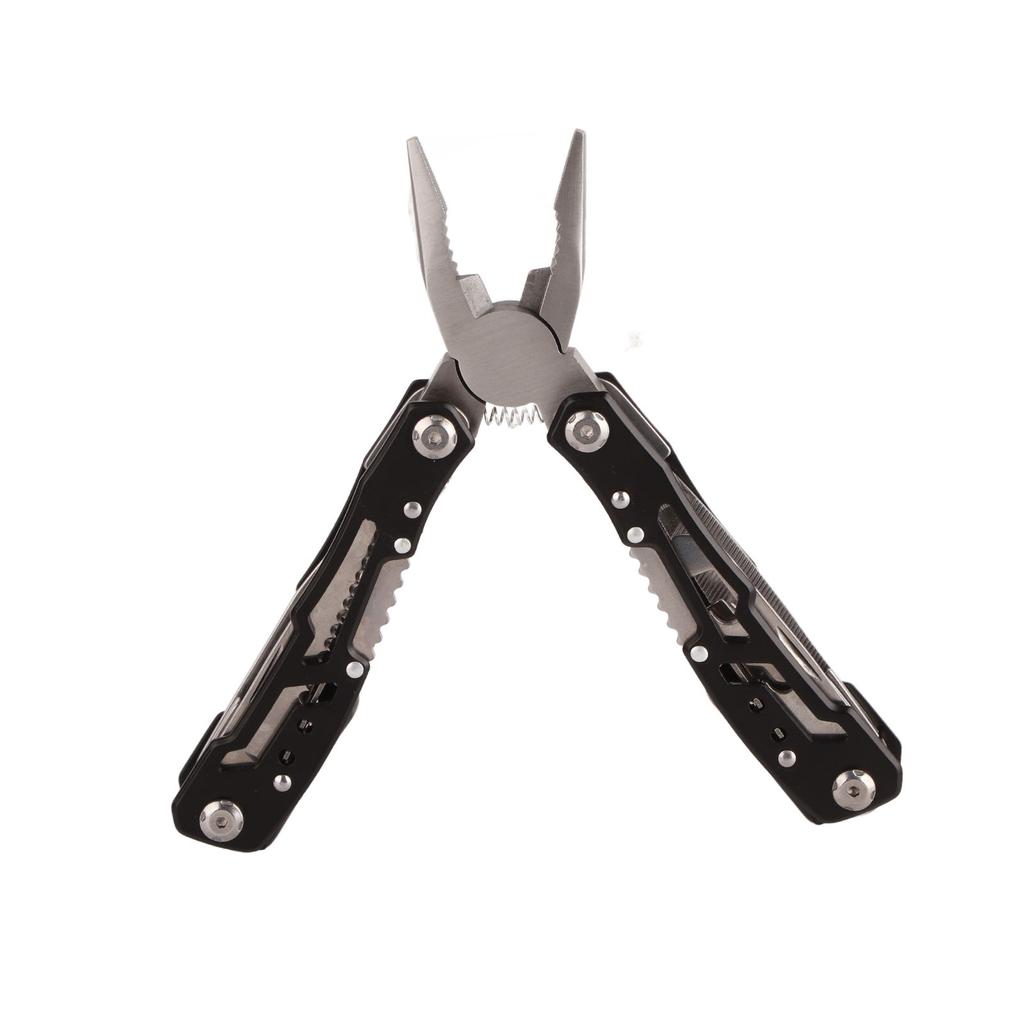Multi Function Folding Tool Pliers Stainless Steel Portable for Outdoor Camping Black
