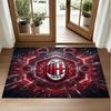 AC Milan Design Crystal Velvet Rug Soft Decorative Mat for Bedroom Entrance