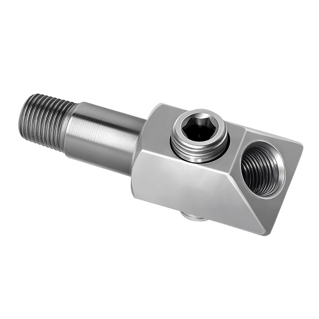 Oil Pressure Sensor Adapter Fit for Engine 1Celsius8-27 NPT Thread Port Plug Stainless Steel Tool