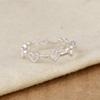 Minimalist Heart Band Ring, 925 Sterling Silver Stackable Love Ring, Cute Heart Design Romantic Jewelry Gift for Women