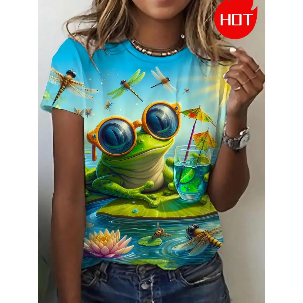 Women's T-shirt Summer casual daily street short sleeved T-shirt