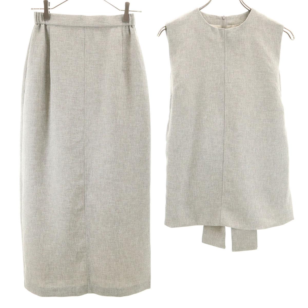 

Mila Owen Топ без рукавов с поясом Серый Женский Б/у