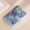 Flower Painting Style Card Bags Pretty Oil Painting Style PU Leather Cover IC/ID Card Bank Card Business Card Holder CLE