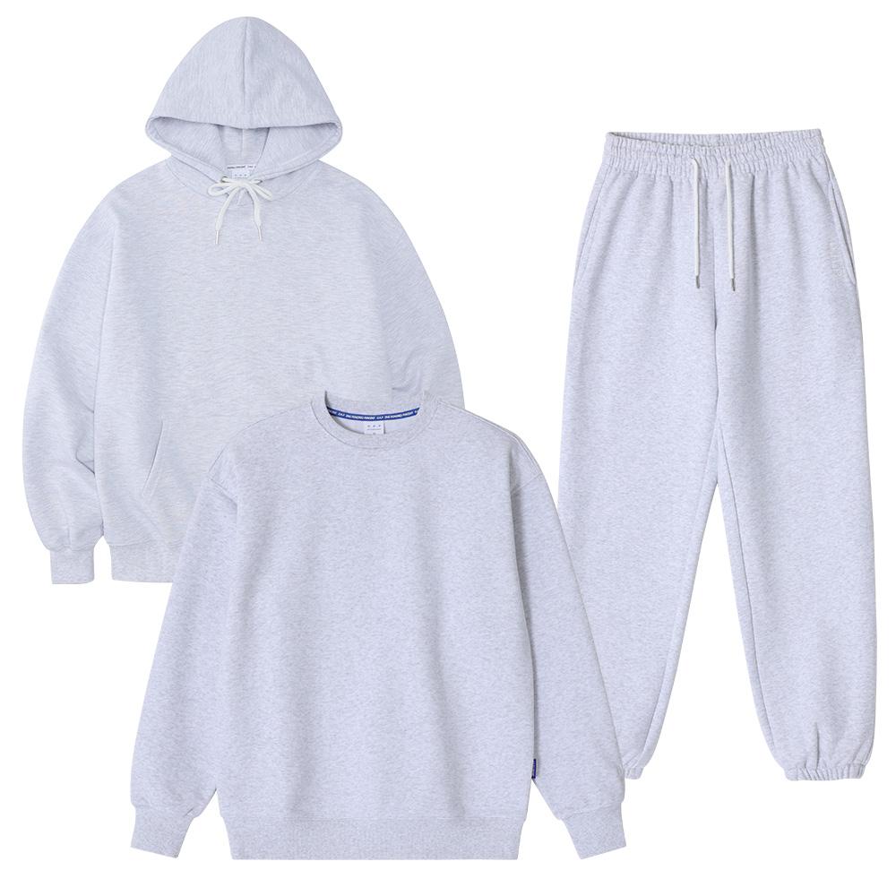 Ohp Oversized Heavy Sweatshirt + Hoodie + Jogger Pants Set 5 Colors