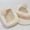 Kawaii Clear Window Storage Pouch Zipper Closure Strawberry Cake Bag  Anime Merch