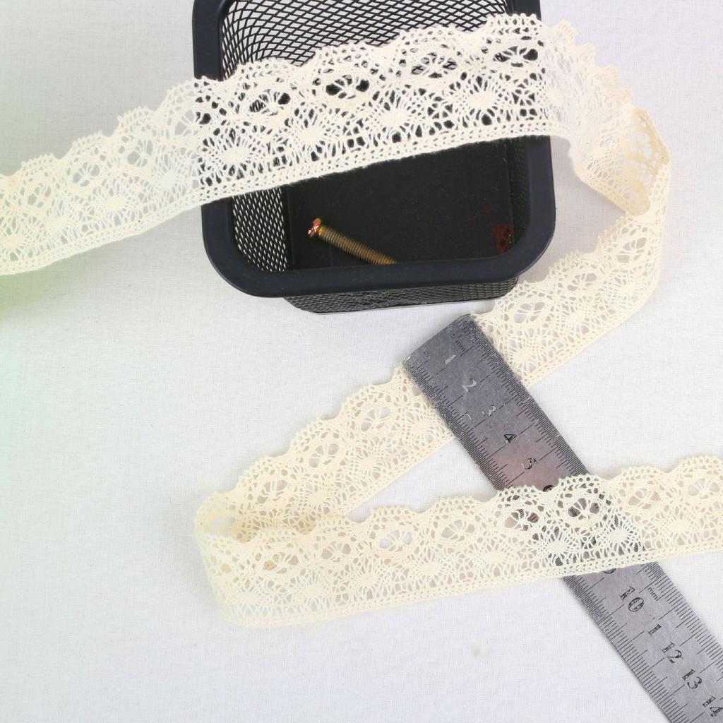 Thin Cotton Thread Lace Diy Clothing Accessories, Cotton Thread Barcode Lace Sofa Curtain Doll Skirt Lace Material