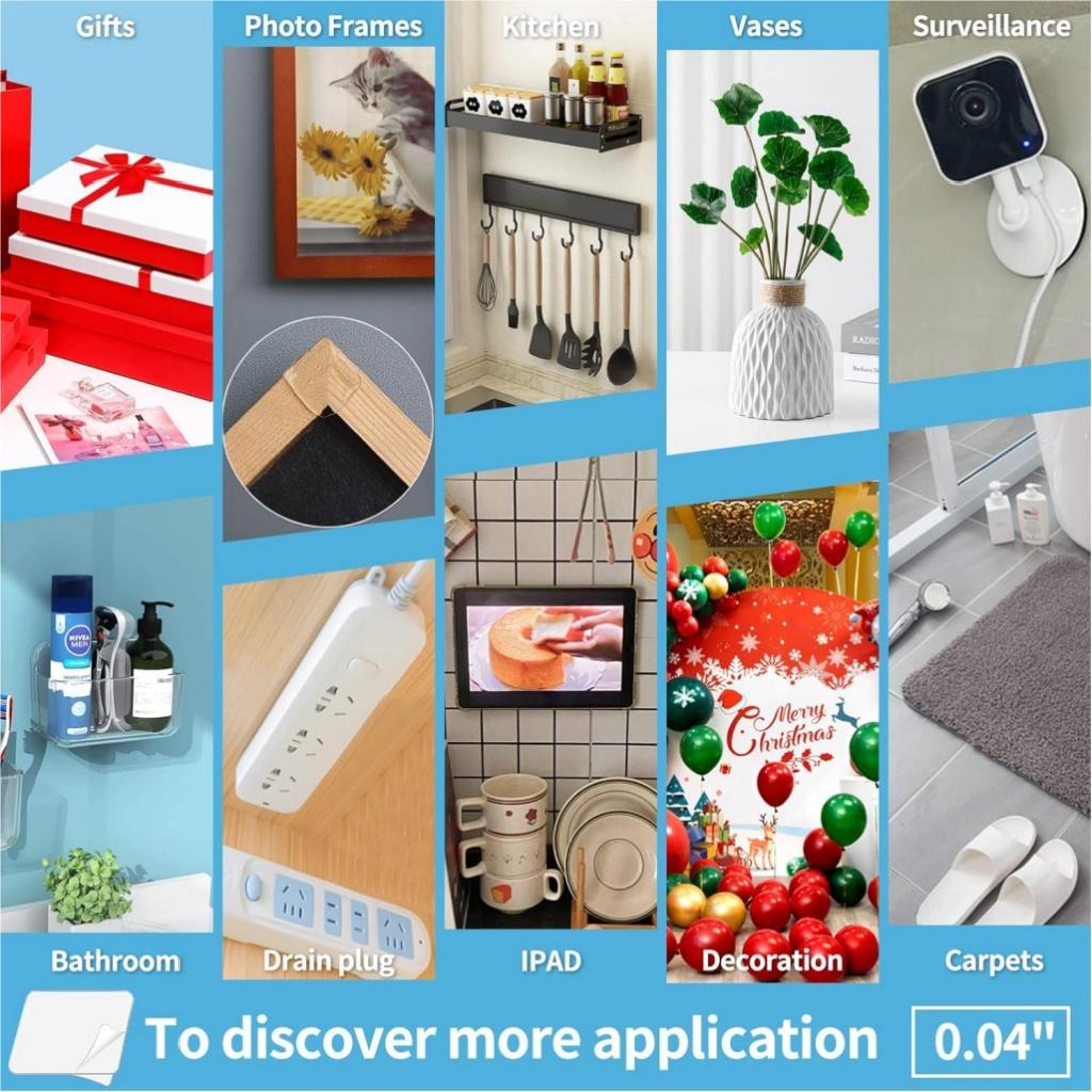 Nano Double Sided Adhesive Tape Extra Strong Glue Two Face Masking Tape Waterproof Traceless Strip Reusable Double Face Tape