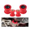 Control Arm Bushing Set for Front Suspension Service, with Flanged Polyurethane Bodies and Metal Center Hardware