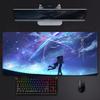 Sweet Romantic Anime Yyour Name Mouse Pad Large Gaming Mousepad With Stitched Edges Thickened Desk Mat Pc