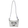 Embroidered Ins Bucket Small Cloth Bag Women's 2025 New Simple Contrast Color for Walking One-shoulder Crossbody Mobile Phone Bag
