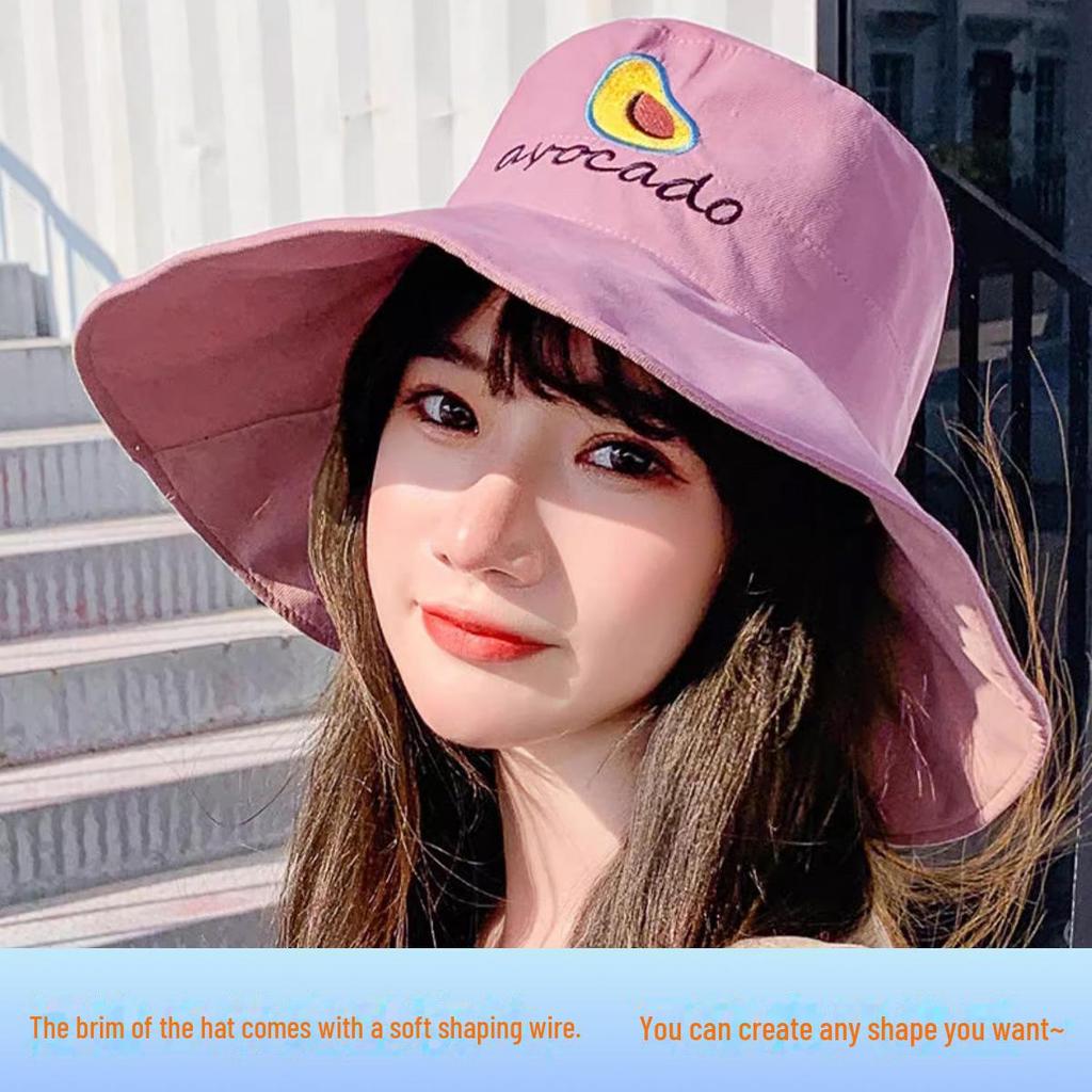 Women's Double-sided Sun Hat - Large Brim, Daisy Pattern, Spring & Autumn, Korean Style, Sun Protection, Face Covering.