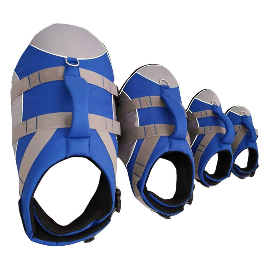 Dog Life Preservers Swimsuit Dog Life Vest Adjustable Belt Flotation Device Safety Swimsuit for Swimming Boating