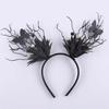 Funny Halloween Hair Hoop Dark Butterfly Festival Hair Accessories  Party