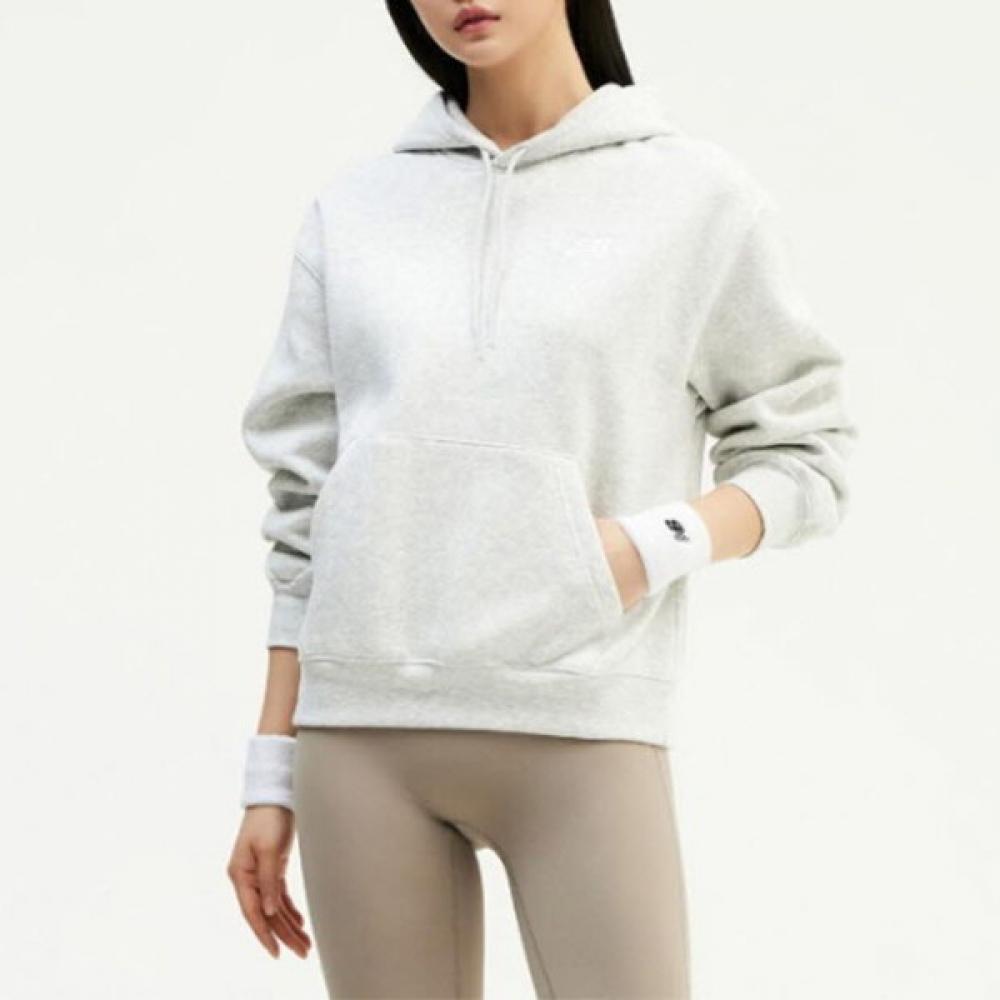 

New Balance Hoodie Kqj Nbn0e2S102 15 Women S Small Logo Hoodie Over Fit 100