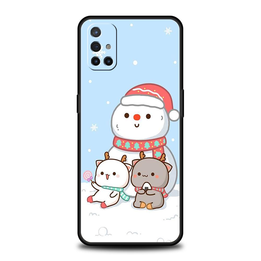 Peach And Goma Cat Phone Case for Oneplus 11 Nord N100 N10 10 7 8 9 9R 7T 8T N200 CE 2 9RT Z Pro 5G Silicone Cover Shell Capas