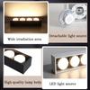 Spotlight Wohnzimmer Minimalistische Lange Streifen Flurlampe Verstellbarer Beleuchtungswinkel LED Deckenleuchten Modernes Decken-Downlight