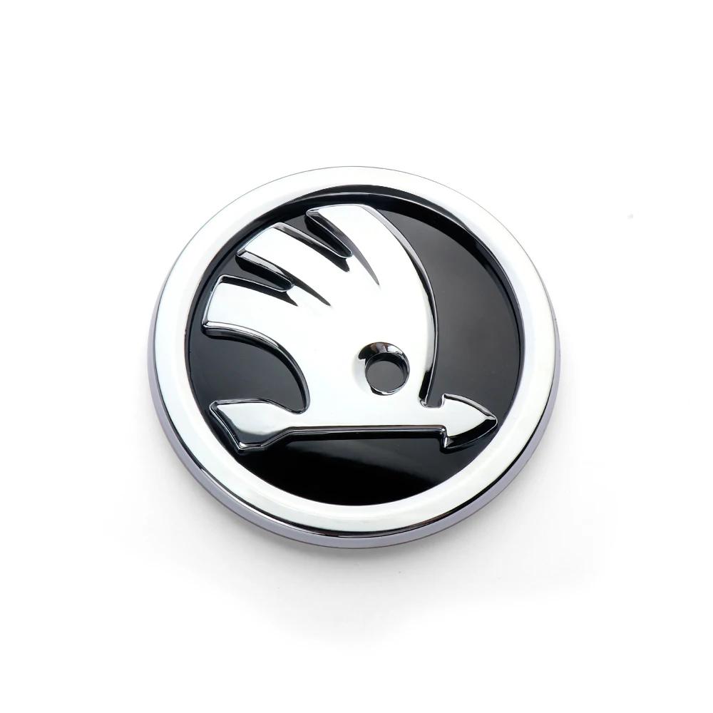 

Car Sticker 80/90/100mm Car Front Hood Emblem Replacement Sticker Rear Trunk Badge For Skoda S Logo Octavia Fabia 2 Superb Kamiq 1PC 80mm