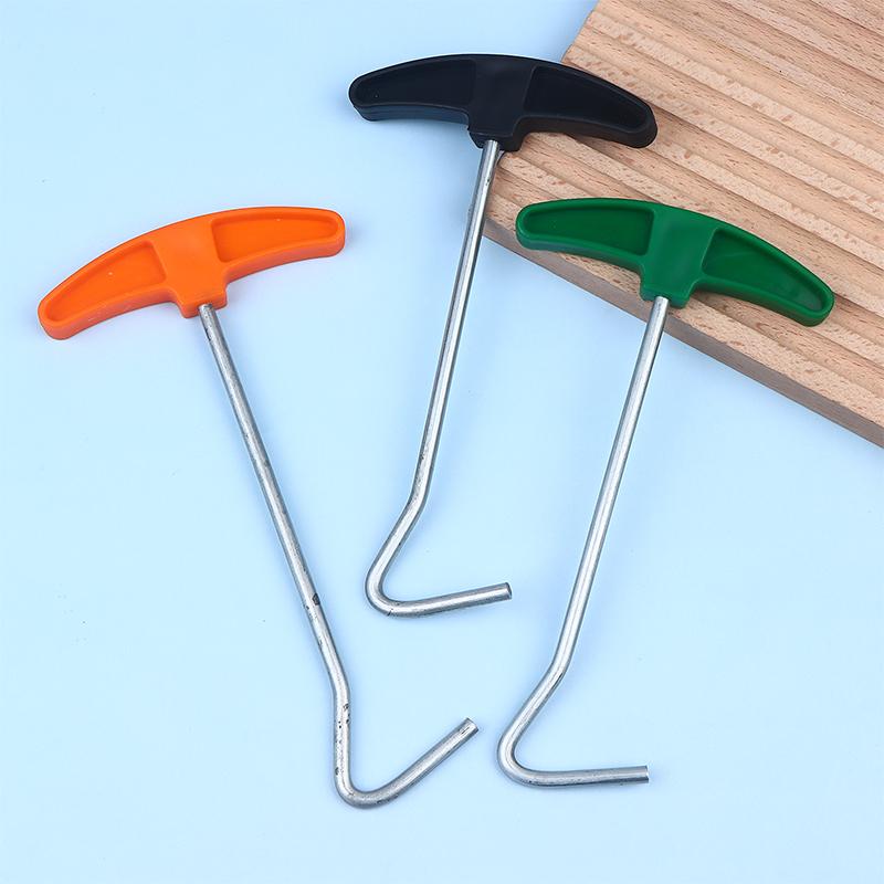 1Pcs Outdoor Portable Tent Nail Puller Alloy Puller Perfect For Ground Tarps, Camping, Gazebo Tent Accessories Garden Tools