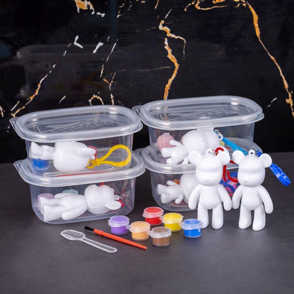 Fluid Trend Bear Animal Handmade Set Colored Bear Pigment Fluid Bear Ornament  Small Gifts