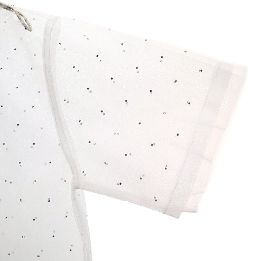 Beauty Products MAISON SPECIAL Short Sleeve Tulle T-shirt FREE White Women Used