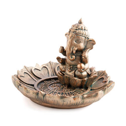 Hořák vonných tyčinek (Ganéša na lotosu)