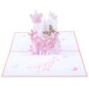 Blahopřání 3D Butterfly Dopisní papíry Obálky Pozvánka na svatbu Dárkové karty Valentýna Poděkování k narozeninám