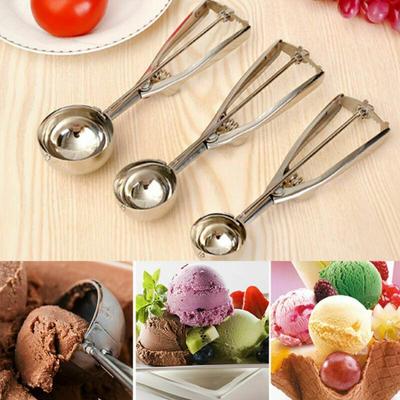 3Pcs Ice Cream Scoop Stainless Steel Ice Cream Spoon Scoop for Ice Cream Scoops Melon Scoops