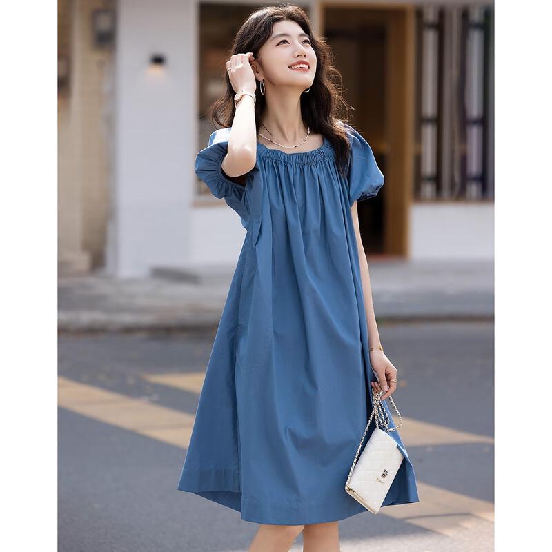 Demana Summer Two-Way Off-Shoulder Cotton Midi Dress