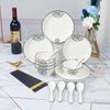 Zankang Five Blessings 22-Piece Ceramic Set