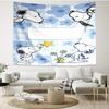 Snoopy Print Tapestry - Portable Wall Decor Cloth, for Home, Dorm, Travel, Bedroom, Living Room - Ideal Birthday Housewarming Gift