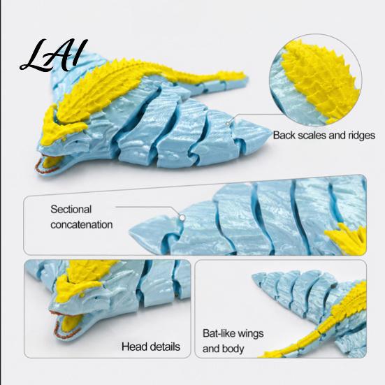 Sea Creature Toy, 3D Articulated Deep Home Decor Printed Horror Marine Animal Figure, Adults