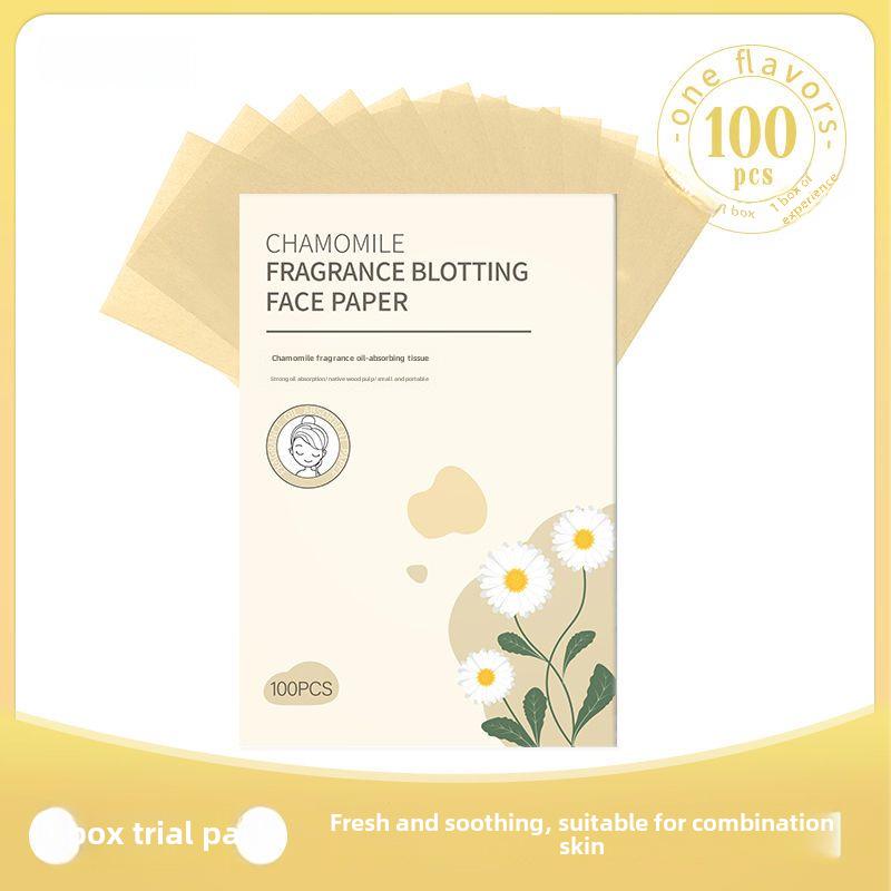 100 Fragrance Oil-Absorbing Sheets for Summer Oil Control - Unisex & Student-Friendly