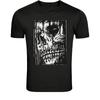 Dark Horror Skull Face T-Shirt - Gothic Skeleton Graphic Tee