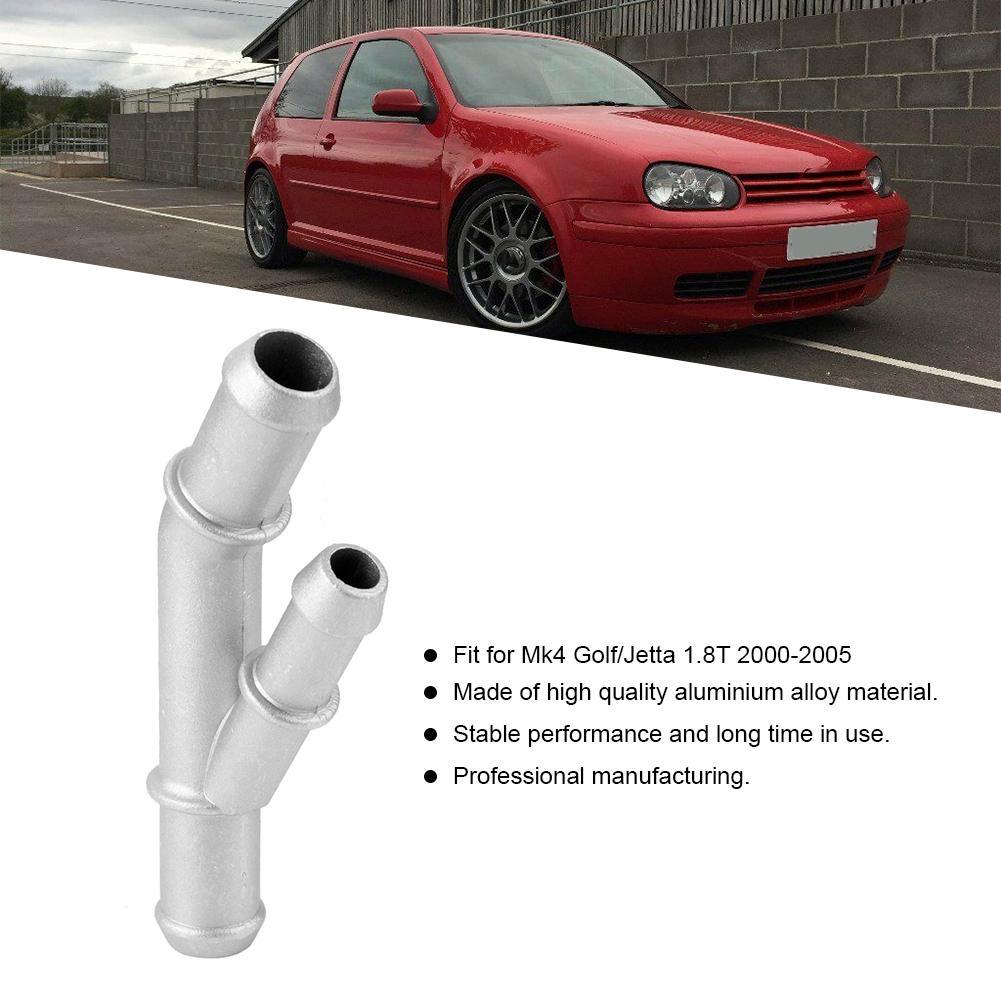 Bride En Y En Aluminium Pour Système De Refroidissement – Compatible VW Golf MK4 1.8T (2000-2005) Et Audi TT (2000-2002) – Remplace La Pièce D'origine En Plastique – Plus Solide, Durable, Anti-fuites