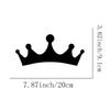 Corona Metallica Minimalista Decorazione Reale Murale Arte in Ferro Durevole Regalo