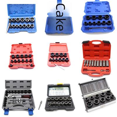 14-Piece Nut and Screw Extractor Set for Broken or Damaged Fasteners