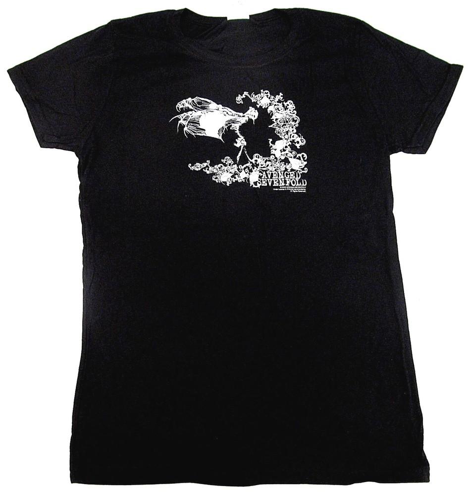

AVENGED SEVENFOLD Femovolution T-shirt JUNIORS Metal Women Tee X-Large Black New Unisex T-Shirt XL