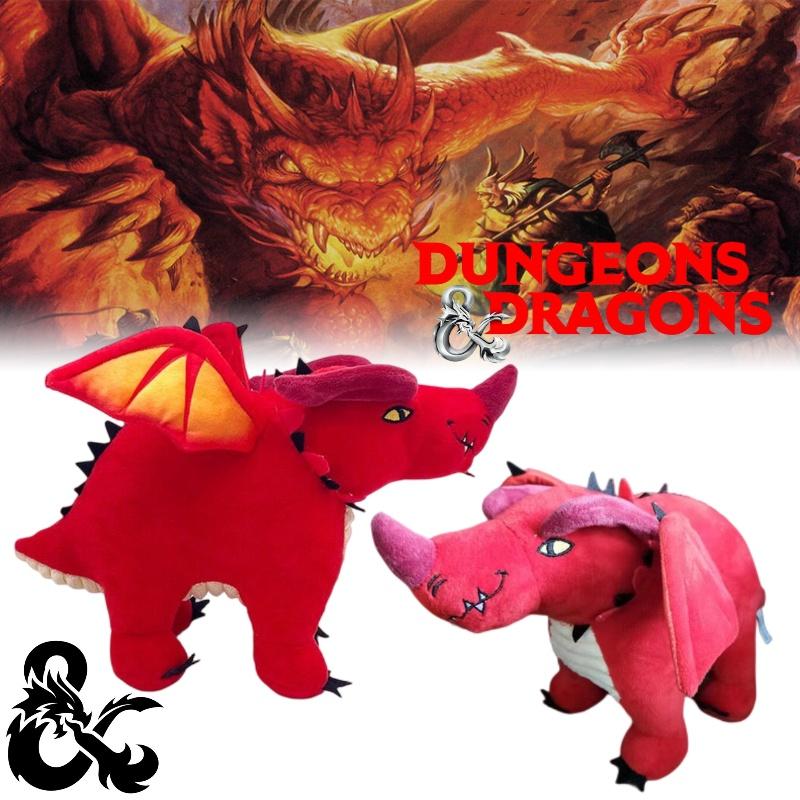 Red Dragon Plush Toy From Dungeons Dragons Perfect Gift For Fans!