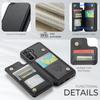 For Samsung Galaxy A55 A35 A25 5G Wallet Case with Card Holder & RFID Blocking, Durable Leather Kickstand Magnetic Clasp Cover