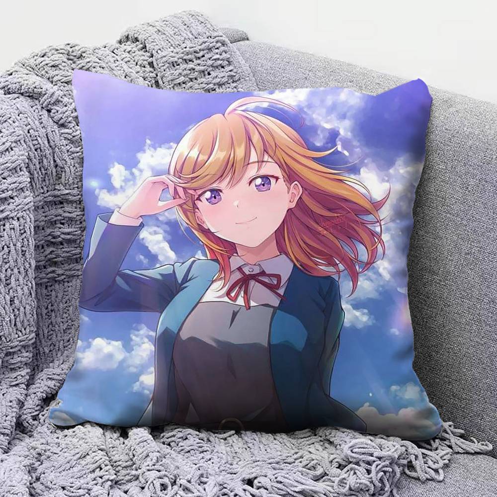Shibuya Kanon Live love Home Sofa Cushion Covers and Aecorative Custom Pillow Covers