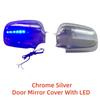 2 Stück Auto ABS Chrom Rückspiegel Zubehör Verchromte Verkleidung 2002 2003 2004 2005 2006 Für Honda CRV CR-V CR V Türspiegelabdeckung Mit LED