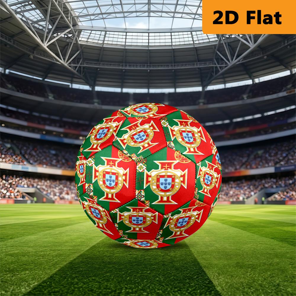 Portuguese Heritage Royal Symbols Soccer Ball Suitable for Both Training and Competition High Elasticity No. 5 Football Outdoor Sports Entertainment