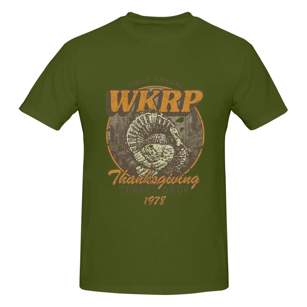 Wkrp Turkey Drop 1978 Loose Tshirt Street Sports Niche Tee