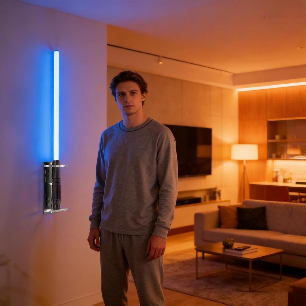 Wand Holder Wall Mount Vertical Acrylic Organizer Rack Wand Storage Wall Rack For Collectors Fans Cosplay Enthusiasts Hobbyists