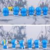 6Pcs/Set Action Figurine Six Styles Colorful Wing Design Anime Doraemon Model Toy for Home